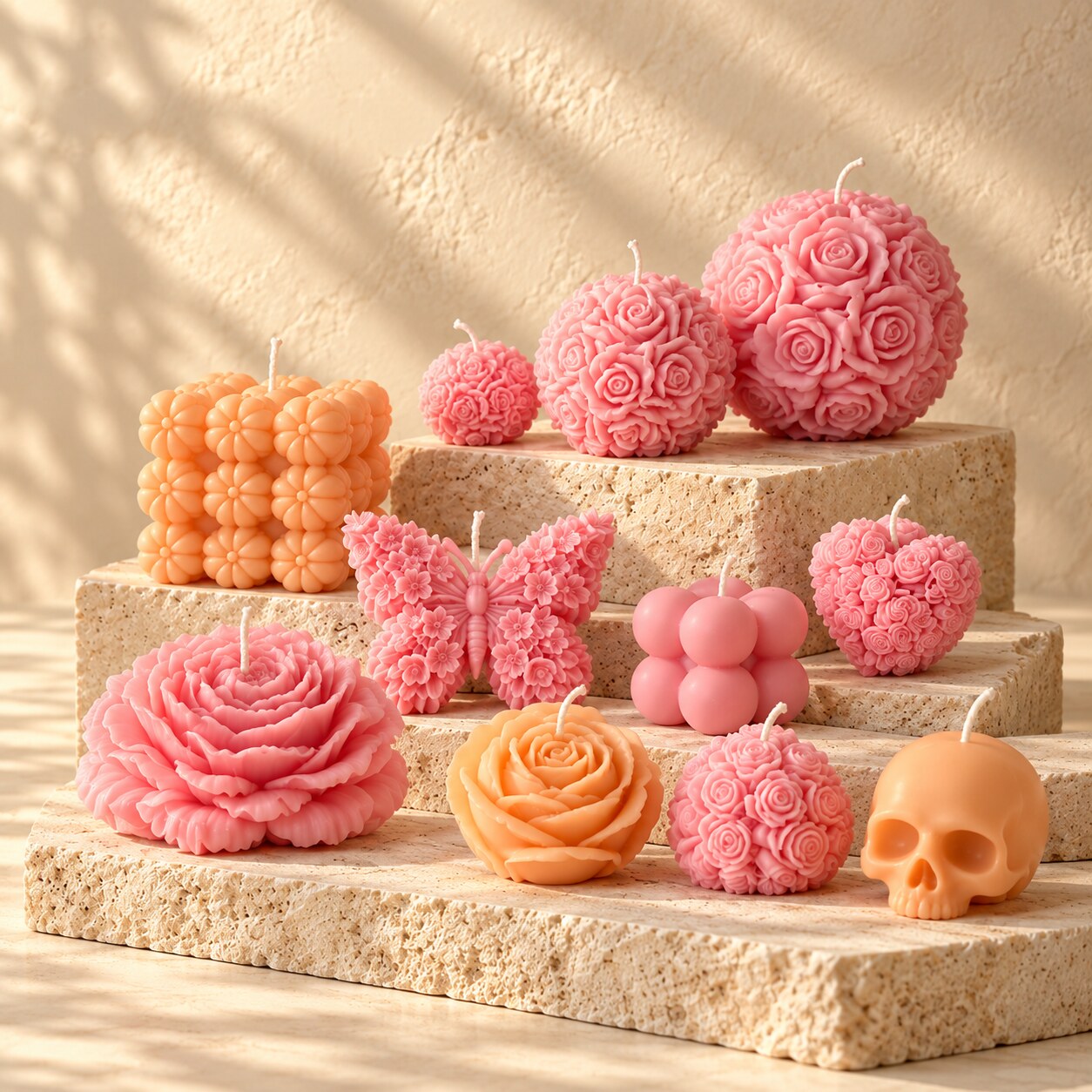 Sculptural candles